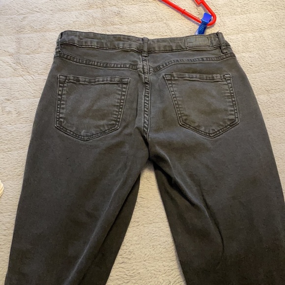 Black ripped jeans with zipper size 3 - Picture 3 of 4